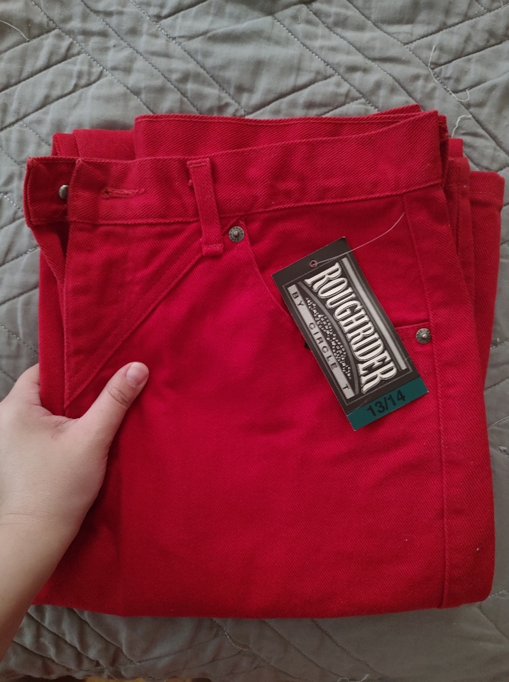 NWT!!! Vintage Roughriders Rodeo Jeans, Lipstick Red ! ❤️